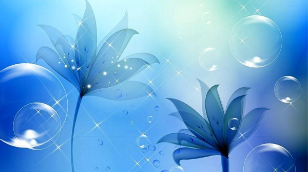 красивые синие фоны