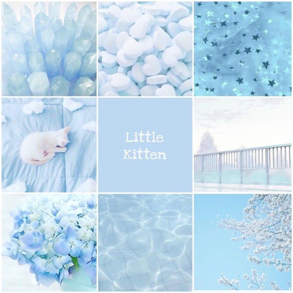 эстетика пастельно голубого