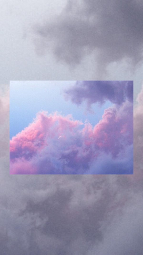 розовое облако