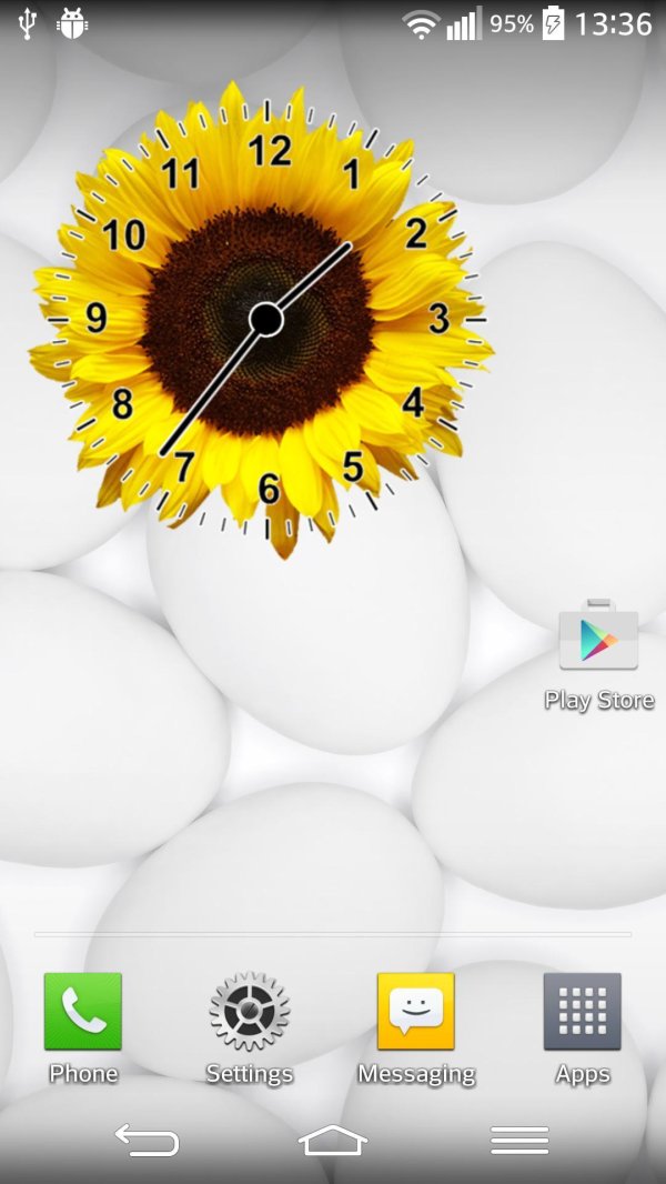 часы sunflower clock