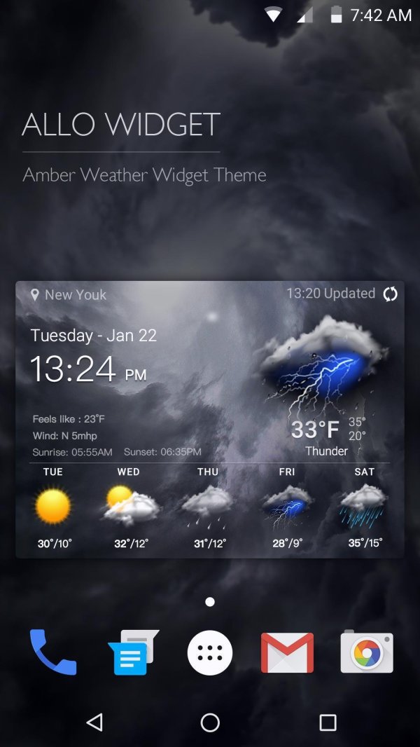 widget weather