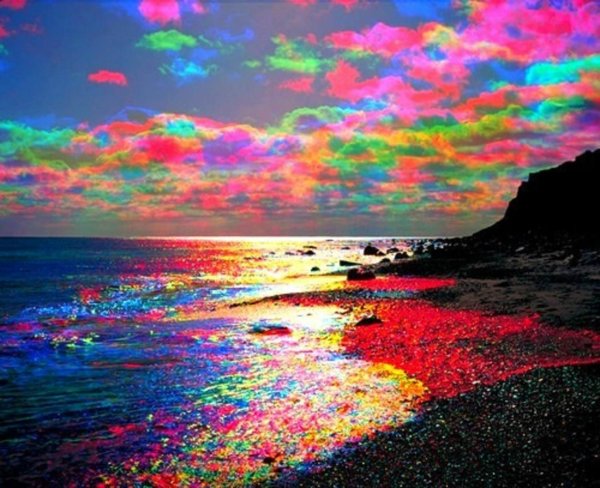 цветные моря