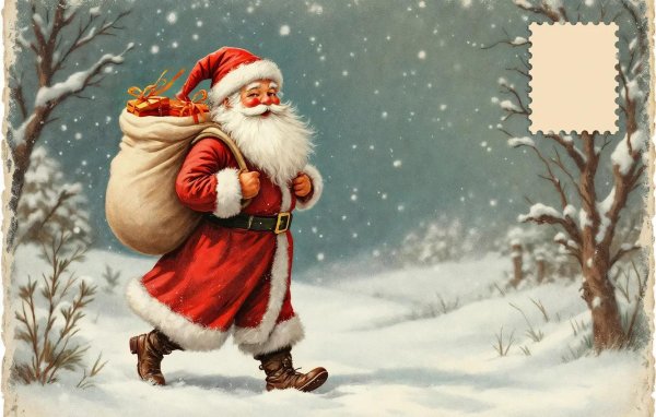 новогоднее открытки