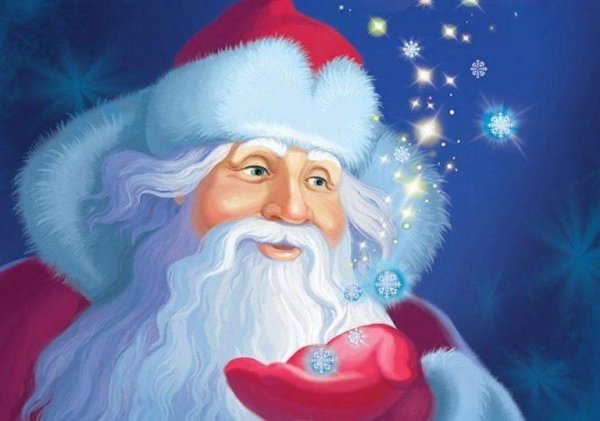 портрет деда мороза