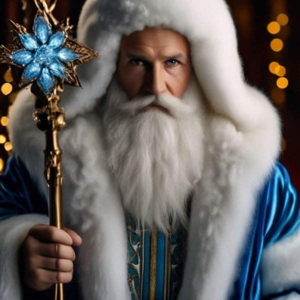 портрет деда мороза