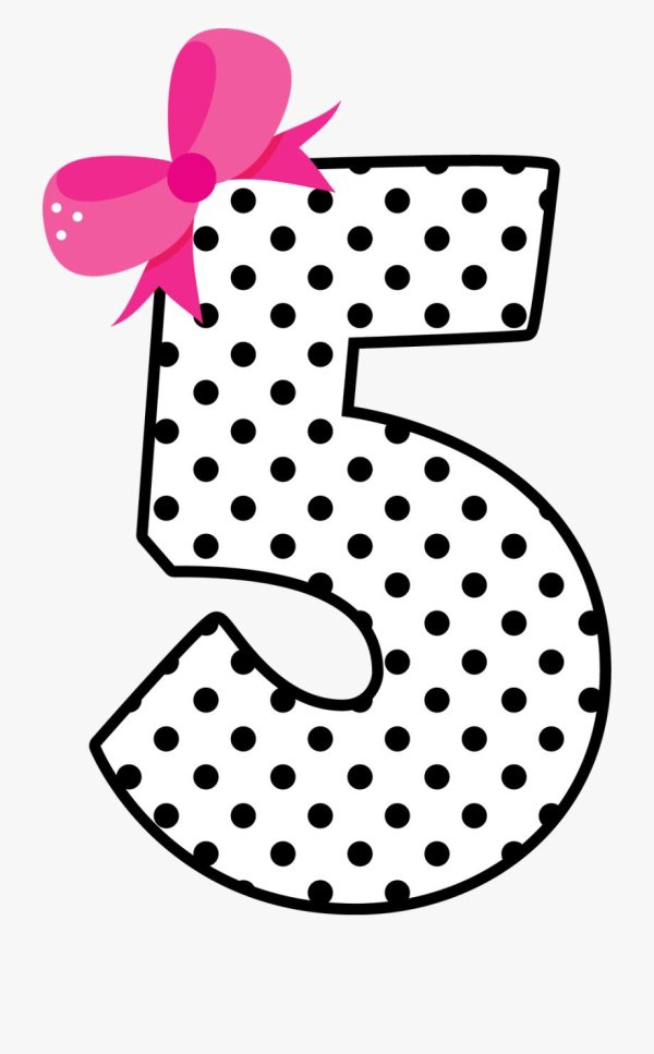 цифра 5 минни маус