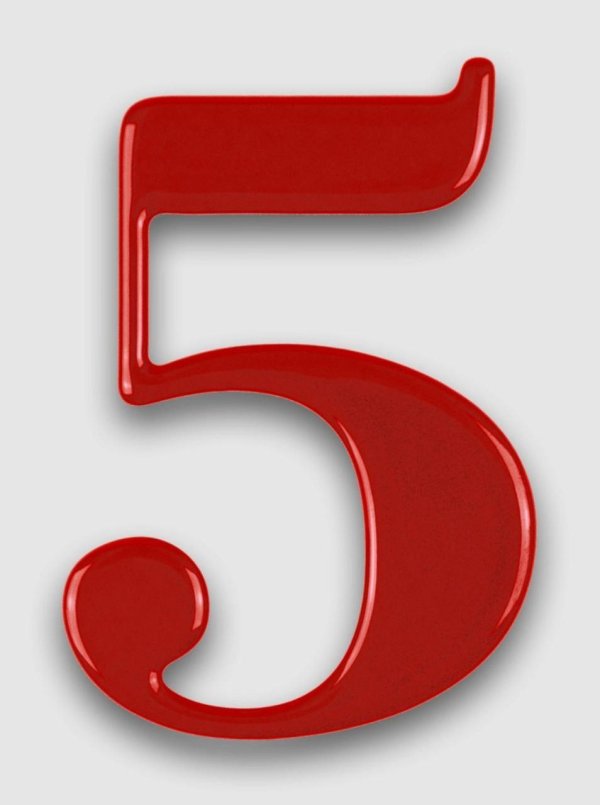 красивые красные цифры