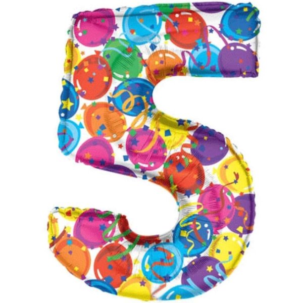 фольгированный шар цифра