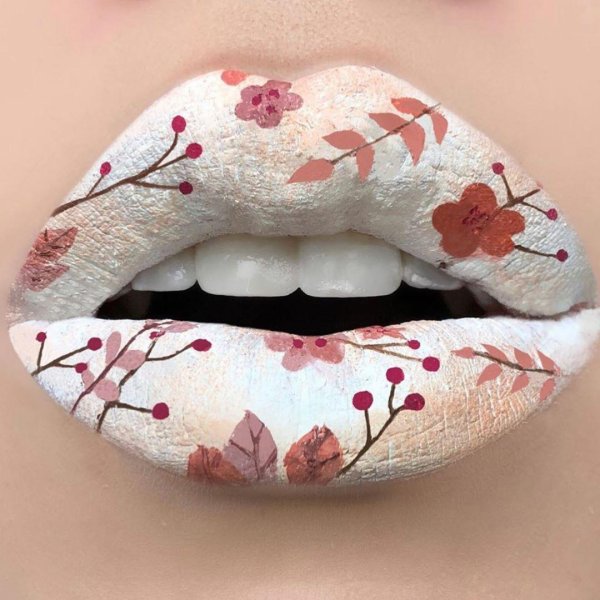 макияж губ