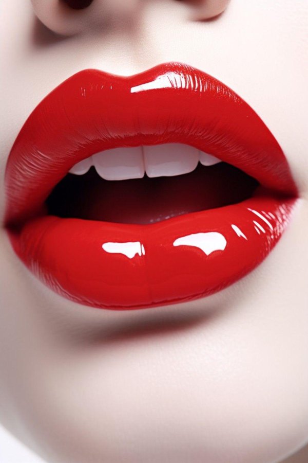 яркие губы