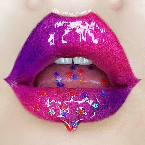 макияж губ