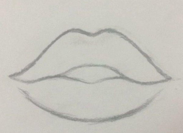 губы рисунки