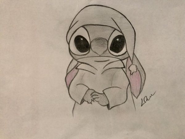 рисунок стича для срисовки