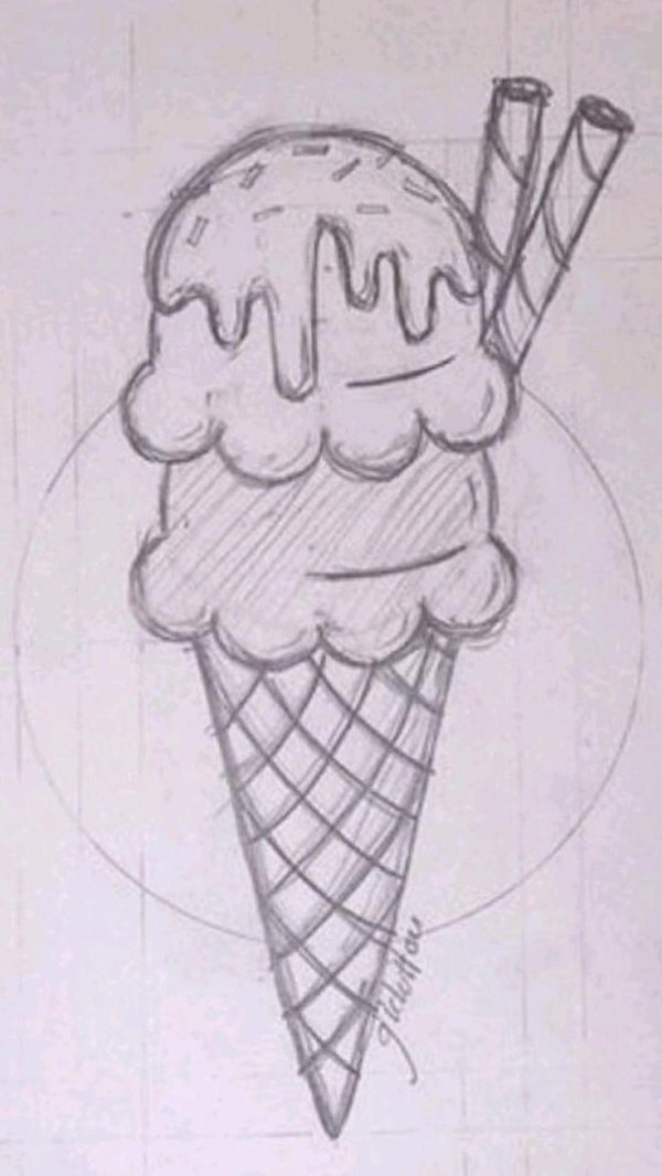 мороженое карандашом