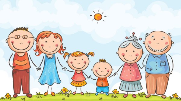 семья мультяшные