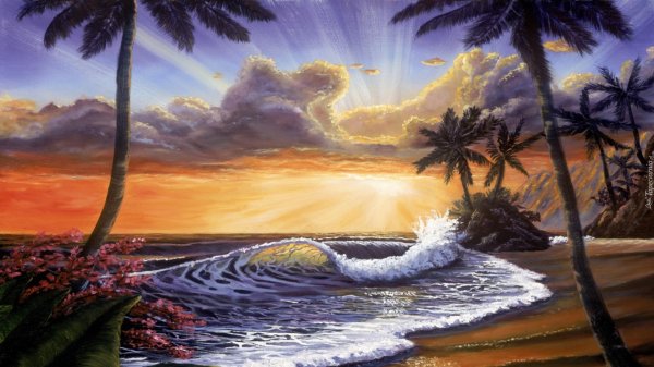 гавайский художник джон ол хогью