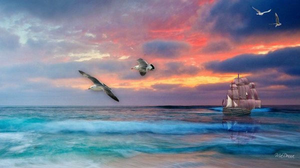 море парусник