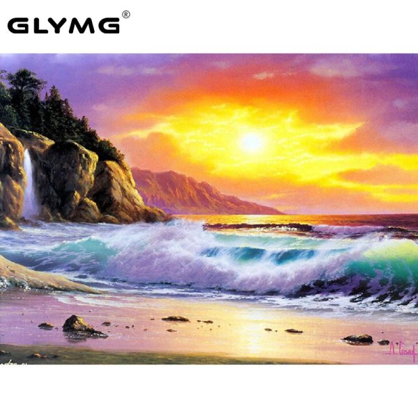 живопись море