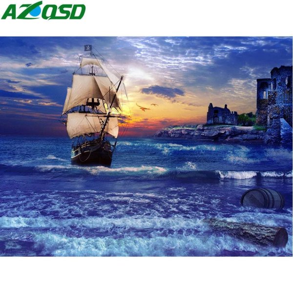 корабли с парусами