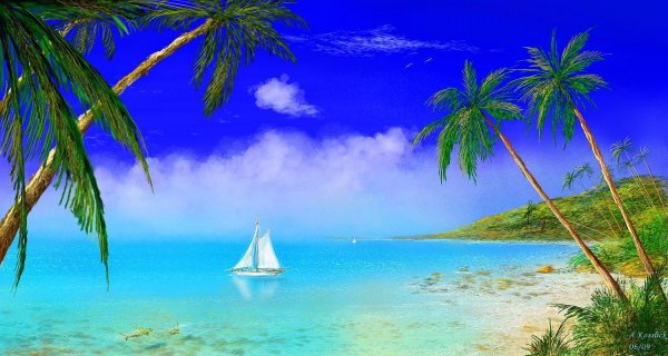 пейзажи с морем