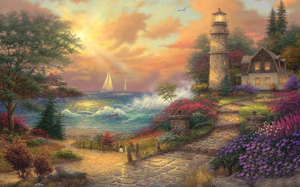 картины томаса кинкейда