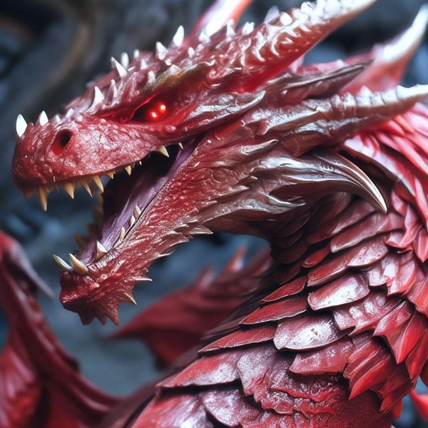 дракон красный