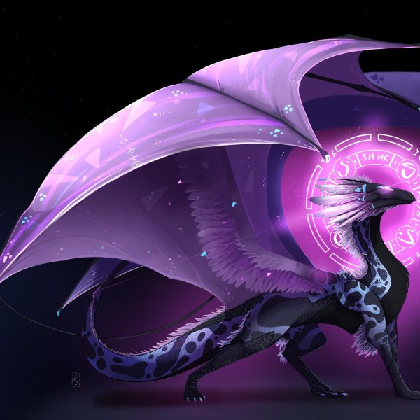 фиолетовые драконы