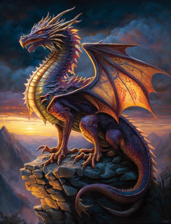картины драконов