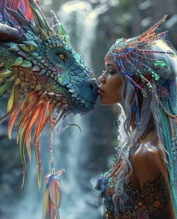 картины драконов