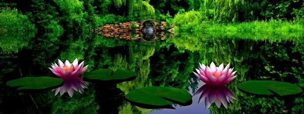 сказочное озеро