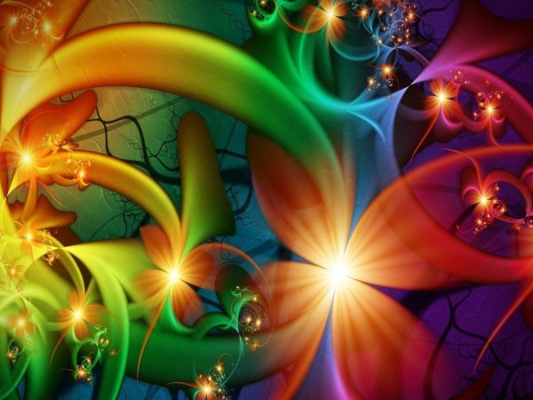 яркая абстракция