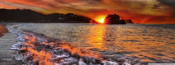 морской закат