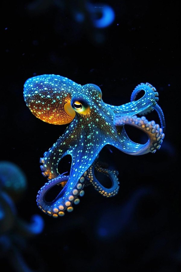 blue octopus