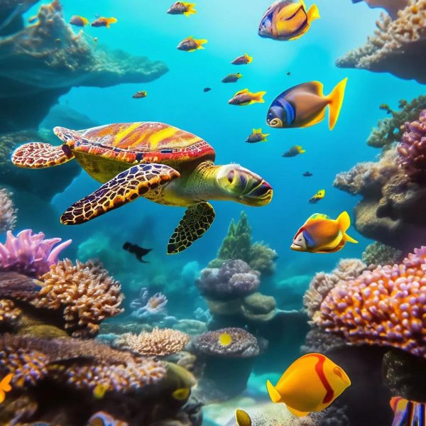 рыбы кораллового рифа