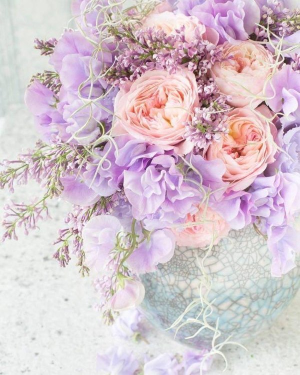 букет в нежных тонах