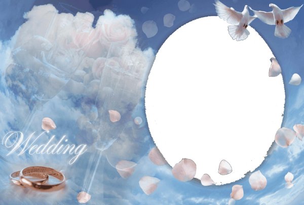 свадебная рамка для текста