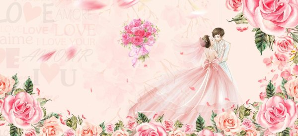 свадебные фон