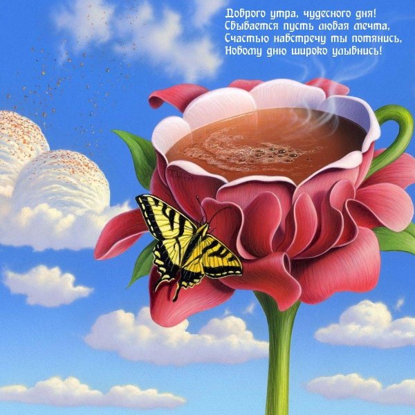 с добрым утром красивые необычные