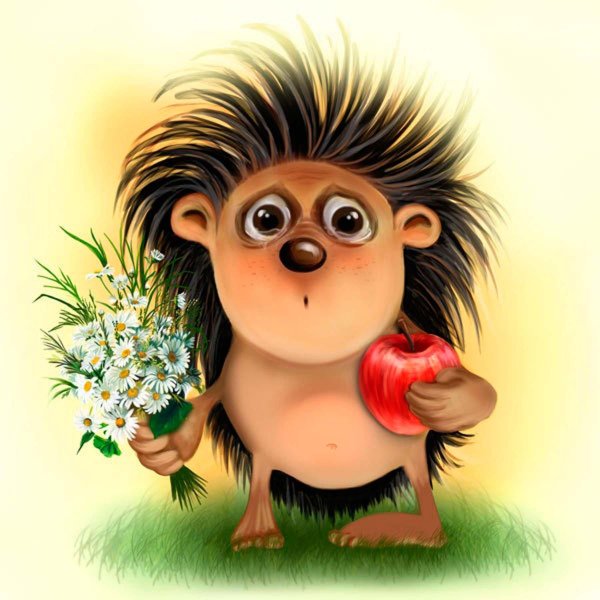 мультяшный ежик