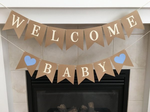 welcome baby banner