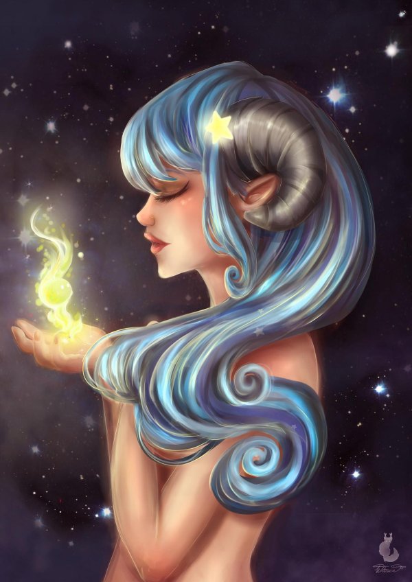 девушка овен