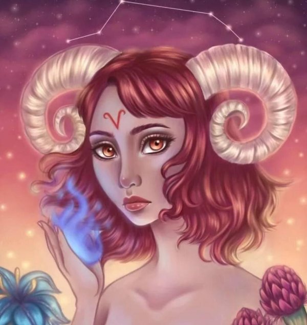 девушка овен