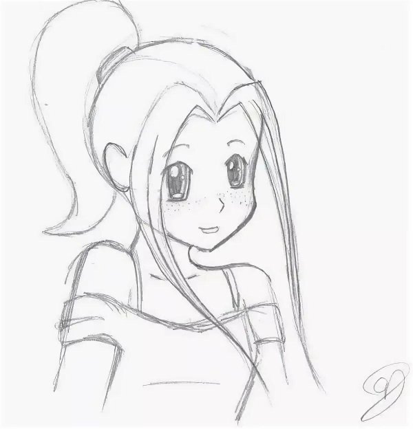 аниме для срисовывания