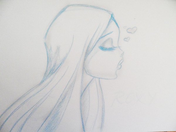 рисунки карандашом лёгкие и красивые для начинающих девочек