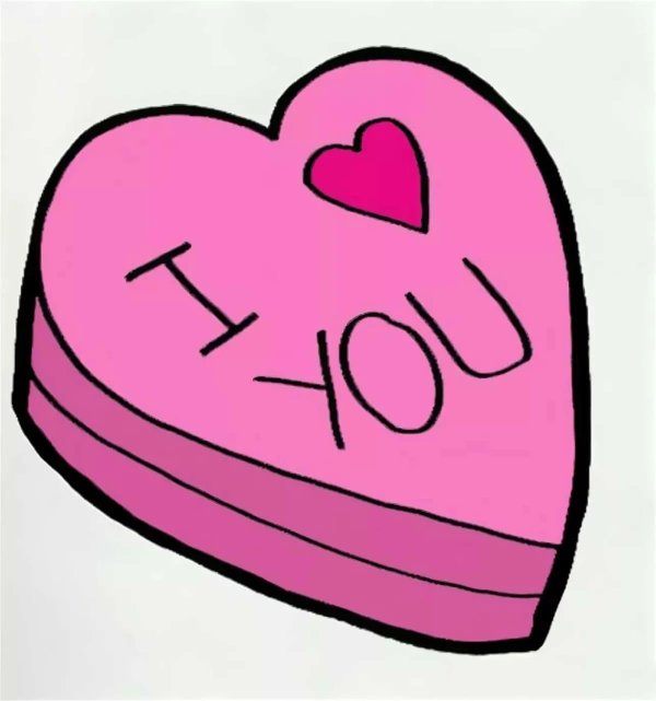 сердечки для срисовки