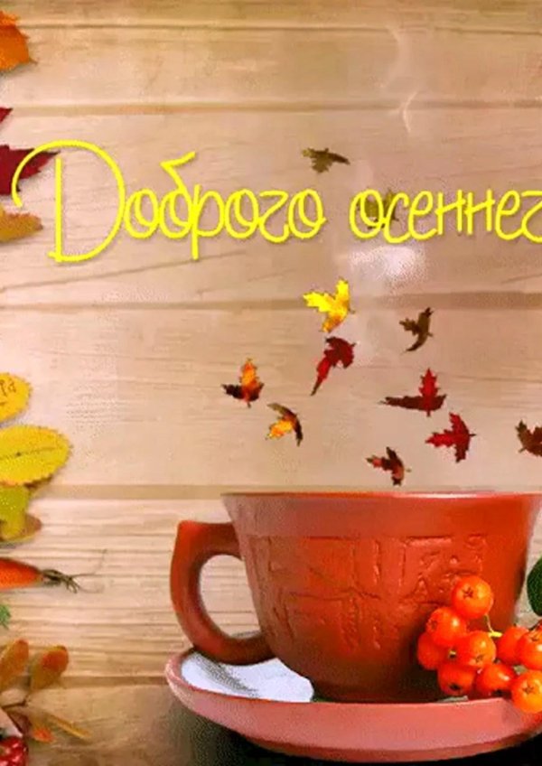утро осеннее доброе