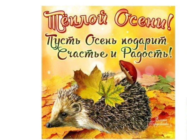 осеннее поздравление
