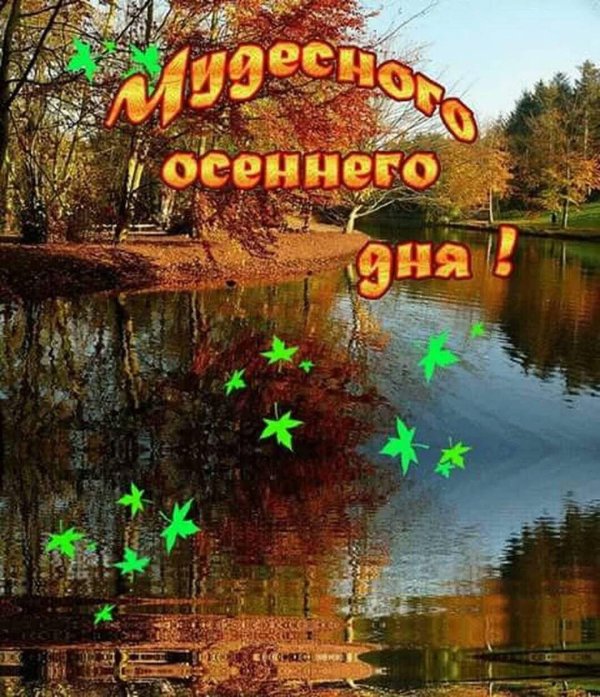 хорошего осеннего дня