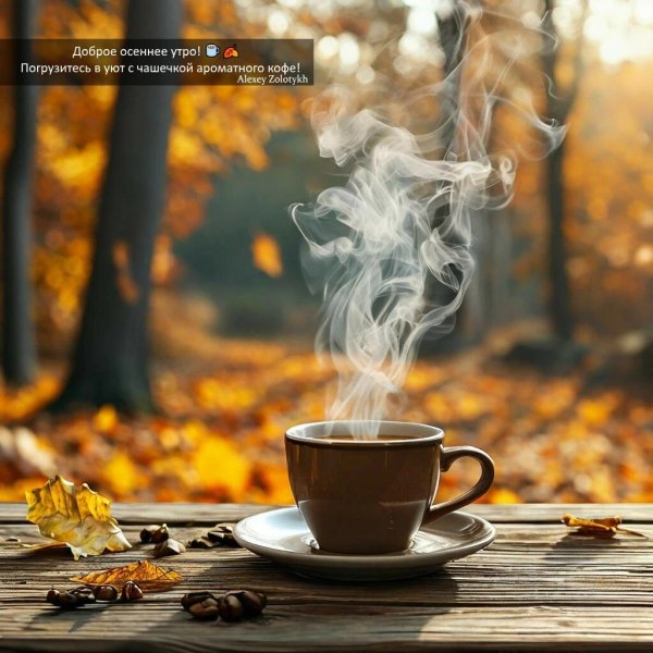 горячего кофе