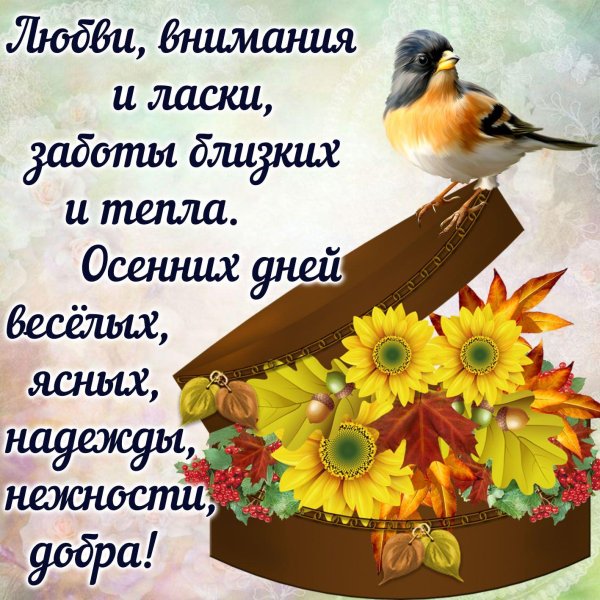 осеннее поздравление